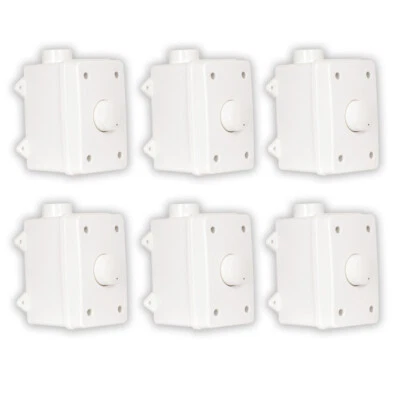 $208.99 • Buy Theater Solutions OVCDW Outdoor Volume Controls White Weatherproof 6 Piece Set