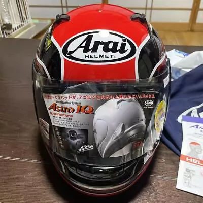 Arai Astro IQ Replica Mamora 2 Full Face Helmet XL Size Red Black NEW From Japan • $650