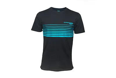 Drennan Match Fishing Clothing Range - Black & Aqua T-Shirt - All Sizes • £17.95