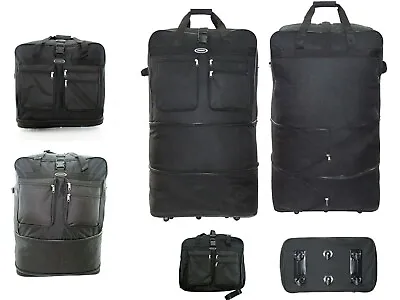 £10.99 • Buy Extra Large Folding Travel Luggage Wheeled Trolley Holdall Duffle Zipper Bags