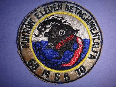 Vietnam War Patch US Navy MINRON 11 Detachment ALFA MSB 1969-70 • $17.71