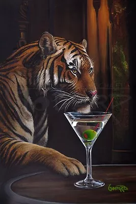 Michael Godard  Tiger Tourist  (G) - Giclée On Canvas • £482.50