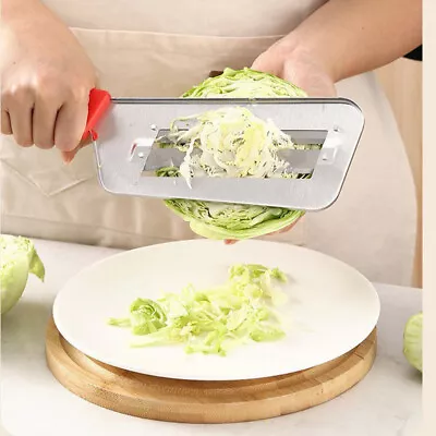 Stainless Steel Cabbage Slicer Shredder With Double Blade • $10.97