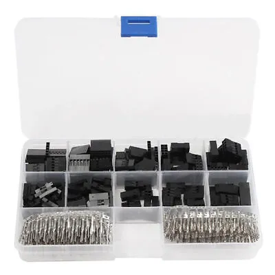 $15.93 • Buy 620x Male Jumper Pin Dupont Pin Crimp Wire Housing Kit Header Female Connector