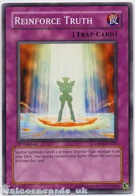 DP09-EN027 Reinforce Truth 1st Edition Mint YuGiOh Card • $1.23