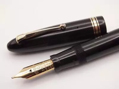 LARGE SWAN MABIE TODD 4660 LEVERLESS FOUNTAIN PEN BIG No6  FLEX NIB. • £62