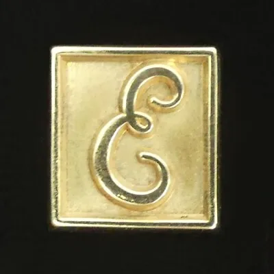 Mappin & Webb 9ct Gold 'e' Tie Stud Pin  - 2 Grams • £66