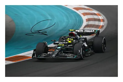 Lewis Hamilton 2023 Signed Autograph A4 Photo Print Racing Driver • £7.99