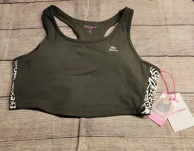 NWT Juicy Couture WirelesS Sports Bra Size Large Envy Green Removal Pads MSRP$42 • $28.90