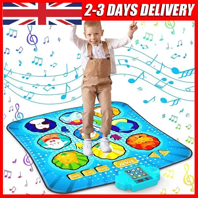 Dance Mat Toy Kids Electronic Dance Pad Musical Dance Mat Dancing Play Mat • £15.90