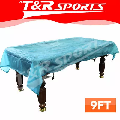 ECONOMIC 9FT BILLIARD POOL TABLE COVER Weighted Corners. • $26.99