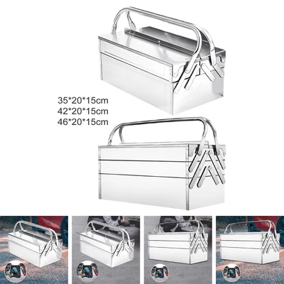 Tool Box Emergency Repairs Chest Electrician Repairs Box Dividers Sturdy Solid • £58.46