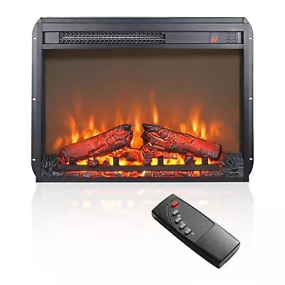 23  Freestanding Recessed Electric Insert Fireplace TV Stand Stove Heater Remote • $94.99