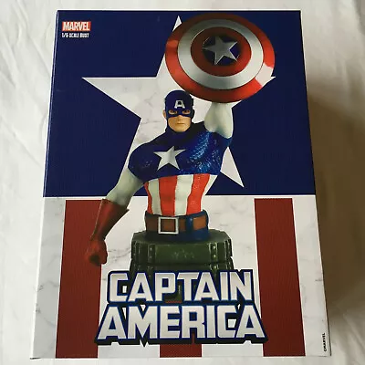 Captain America Marvel Bust Statue 1:6 Scale Collector Edition  NEW  SEALED • £45.90