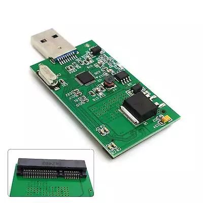 USB 3.0 To Mini PCIE MSATA SSD MSATA To USB 3.0 SSD Don't Need USB Cable • $9.89