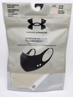 UNDER ARMOUR L/XL Khaki Sports Mask Featherweight IsoChill Unisex LAST MODEL • $13