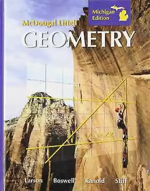 Holt McDougal Larson Geometry: - Hardcover By MCDOUGAL LITTEL - Acceptable • $41.20