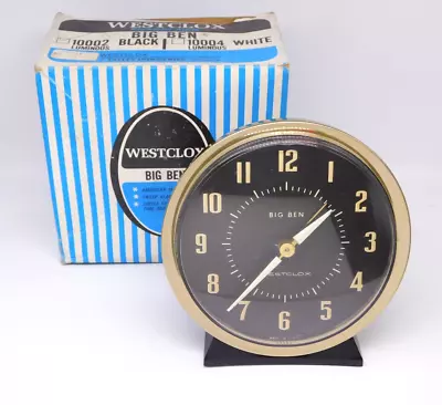 Vintage Westclox Big Ben Windup Clock USA Made PARTS / REPAIR In Original Box • $24.95