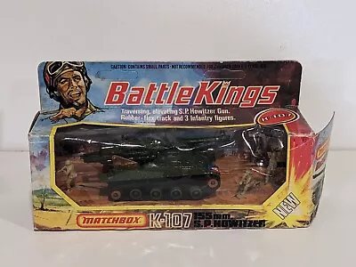 Matchbox Battle Kings K-107 155MM S.P. Howitzer Boxed A • $54.87