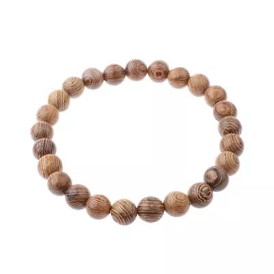 Natural Coconut Shell Surfer Choker Necklace For Men Vintage Brown Wood Beads • $6.79