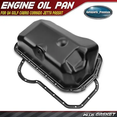 Engine Oil Pan W/ Gasket For Volkswagen Golf 1985-1998 Jetta Passat Rabbit 2.0L • $40.99