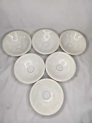 Set Of 6 Vintage Porcelain Candle Bobèche - Chandelier Light Lamp Parts • $29.99