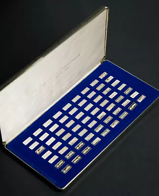 £437.83 • Buy FRANKLIN MINT Sterling Silver Classic Cars Ingot Collection .925 X 63 BOX + COA 