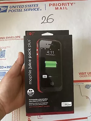 Mophie Juice Pack Plus Battery Case IPhone 4s/4 New Factory Sealed • $35