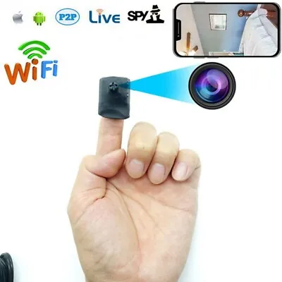 Wireless WIFI IP HD Built In 3hous Battery Screw Lens Mini Micro Smallest Camera • $29.99
