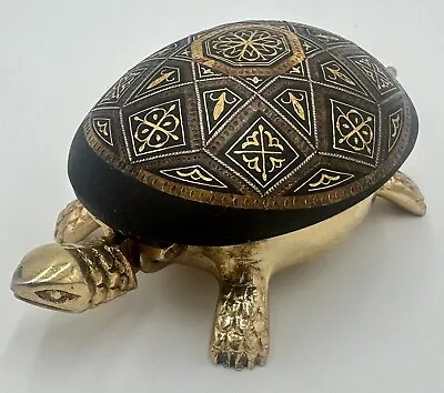 Vintage Turtle Bell Boj Eibar Espana Brass Hotel Bell Wind Up Gorgeous Working! • $279.99