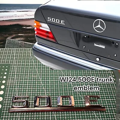 For Mercedes 500E Chrome E Class W124 A1248173715 500E  Boot Emblem Badge Chrome • $100