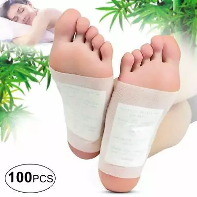 100PCS Detox Foot Patches Pads Body Toxins Feet Slimming Deep Cleansing Herbal • $16.59