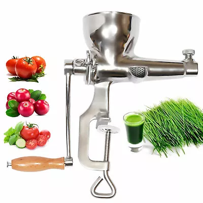 Manual Wheatgrass Juicer Hand Press Wheat Grass Juicing Extractor Fit Fruits • $35.72