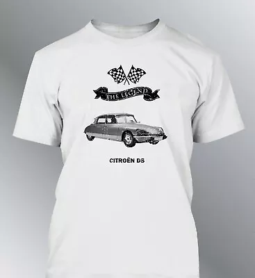 £19.81 • Buy Man Shirt Citroen DS The Legend Vintage Id 19 20 21 23 Pallas