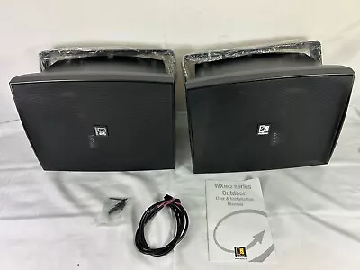 A Pair Of Audac WX802/OB IP55 Wall Speaker 8  2 Way 70W 16ohm/100v • £126