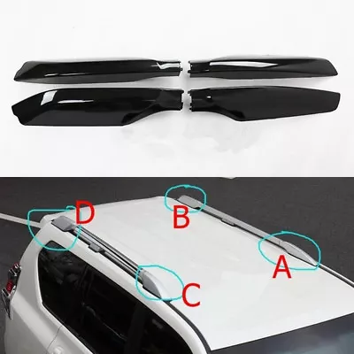 ABS Roof Rack Rail End Cover Shell For Toyota Land Cruiser Prado FJ150 2010-2018 • $30.96