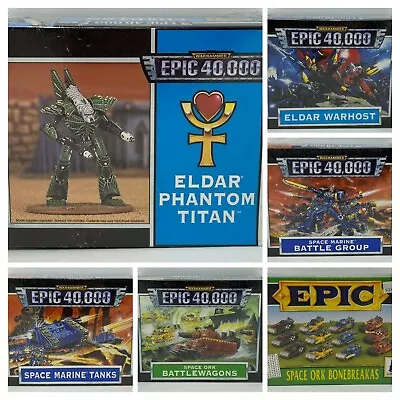 Games Workshop Warhammer 40K EPIC 1994-1998 NIB OOP SEALED (Various Factions) • $134.87