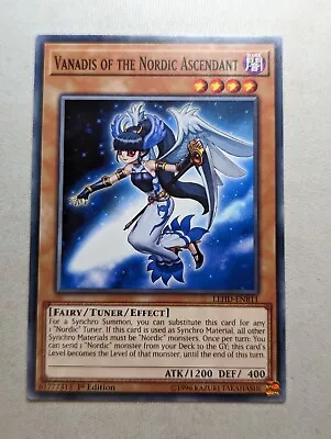 Vanadis Of The Nordic Ascendant - LEHD-ENB11 - Common 1st Edition Yugioh • $1.10