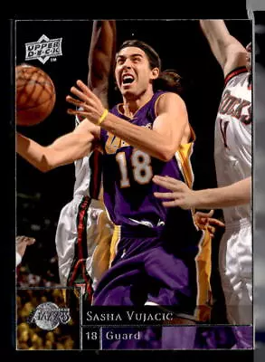 2009-10 Upper Deck #85 Sasha Vujacic Los Angeles Lakers • $1.69