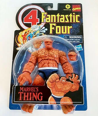 NEW Hasbro F0349 Fantastic Four Retro Marvel Legends MARVELS'S THING 6  Figure • $37.95