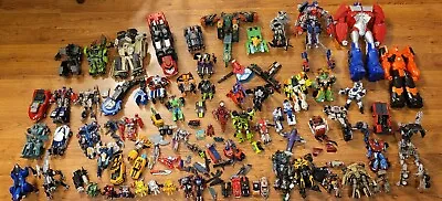 Huge Transformers Figures Collection Hasbro Optimus Prime Bumble Bee Beast Wars • $99.99