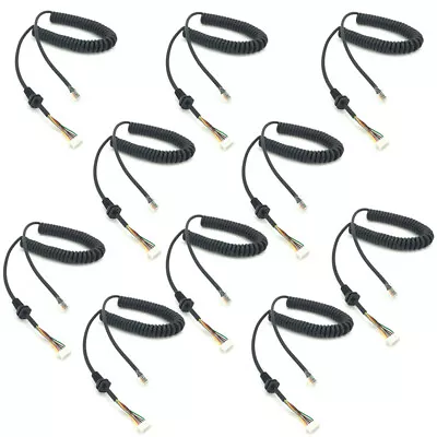 10Pcs Microphone Cable For Yaesu FT-3000M FT-1500/1500M FT-7100M FT-8800 FT-8900 • $79.99