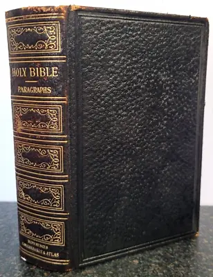 Pocket Paragraph Bible Circa 1900 Leather Eyre & Spottiswoode • £19.99