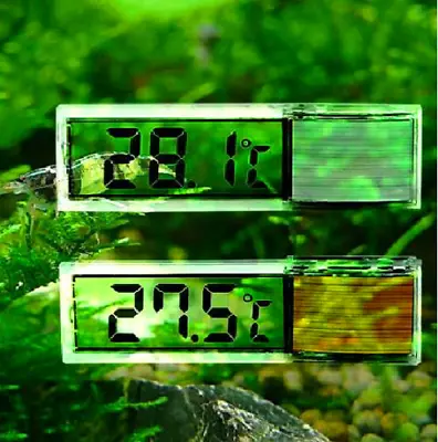 £4.29 • Buy LCD Digital Aquarium Thermometer For Fish Tank Aquarium TEMPERATURE THERMOMETER