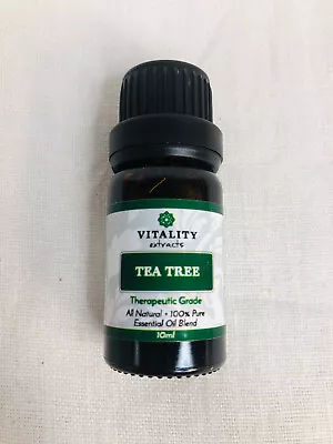 Vitality Extracts Tea Tree Therapeutic Grade Essential Oil 10mL 100% PURE Blend • $22.79