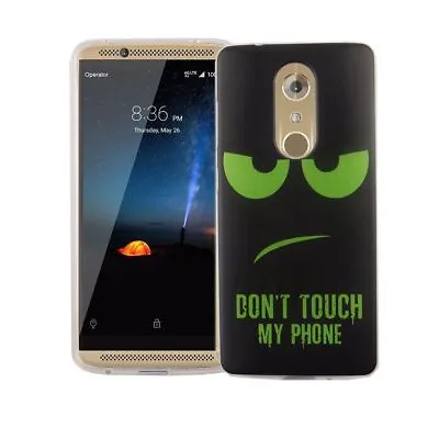 Case For ZTE Axon 7 Mini Don'T Touch Green Case Cover Motif TPU New • $28.82