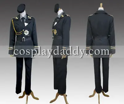 Axis Powers Hetalia APH Prussia COSPLAY Army Costume SS Version/ • $53
