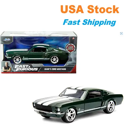 Fast And Furious 1967 Sean's Ford Mustang Hardtop Jada Diecast Car 5  1:32 • $10.49