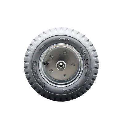 SCC- 12  X 3.5  Gray Pneumatic Wheel Only With 4  Centered Hub And Ball Bearings • $71.97