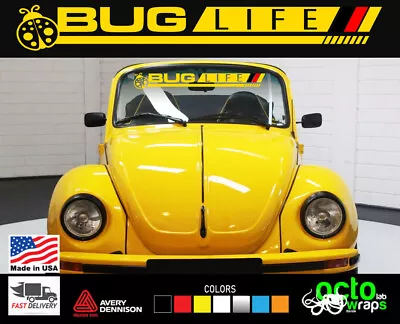Fit VW Volkswagen Beetle Classic Vocho Part Side Decal Sticker Engine BUG LIFE • $27.99